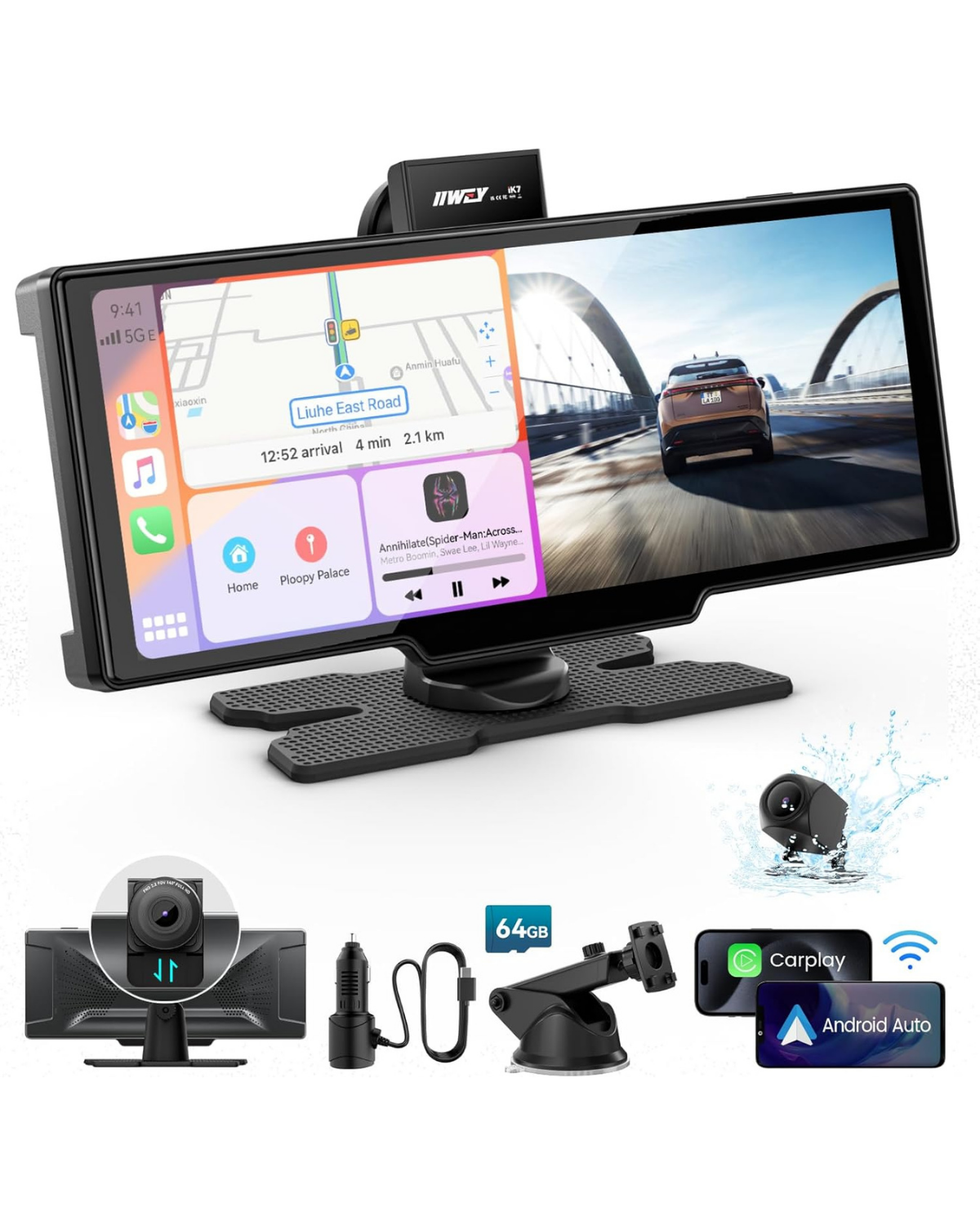 10" Wireless CarPlay & Android Auto Screen – Car Stereo